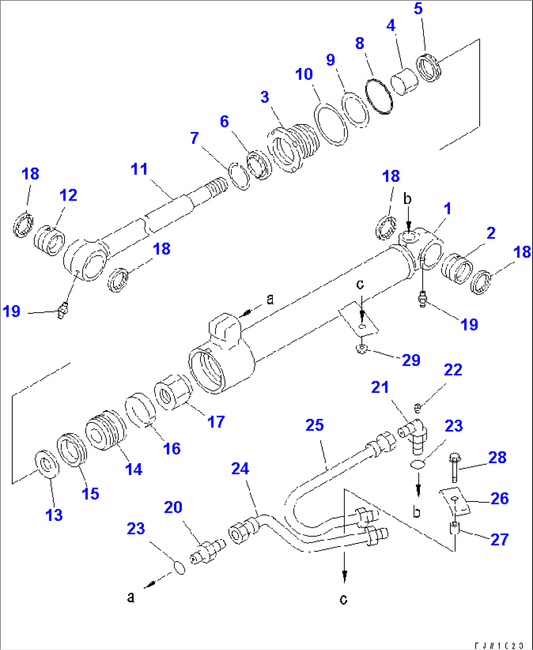 STEERING CYLINDER(#54001-54103)