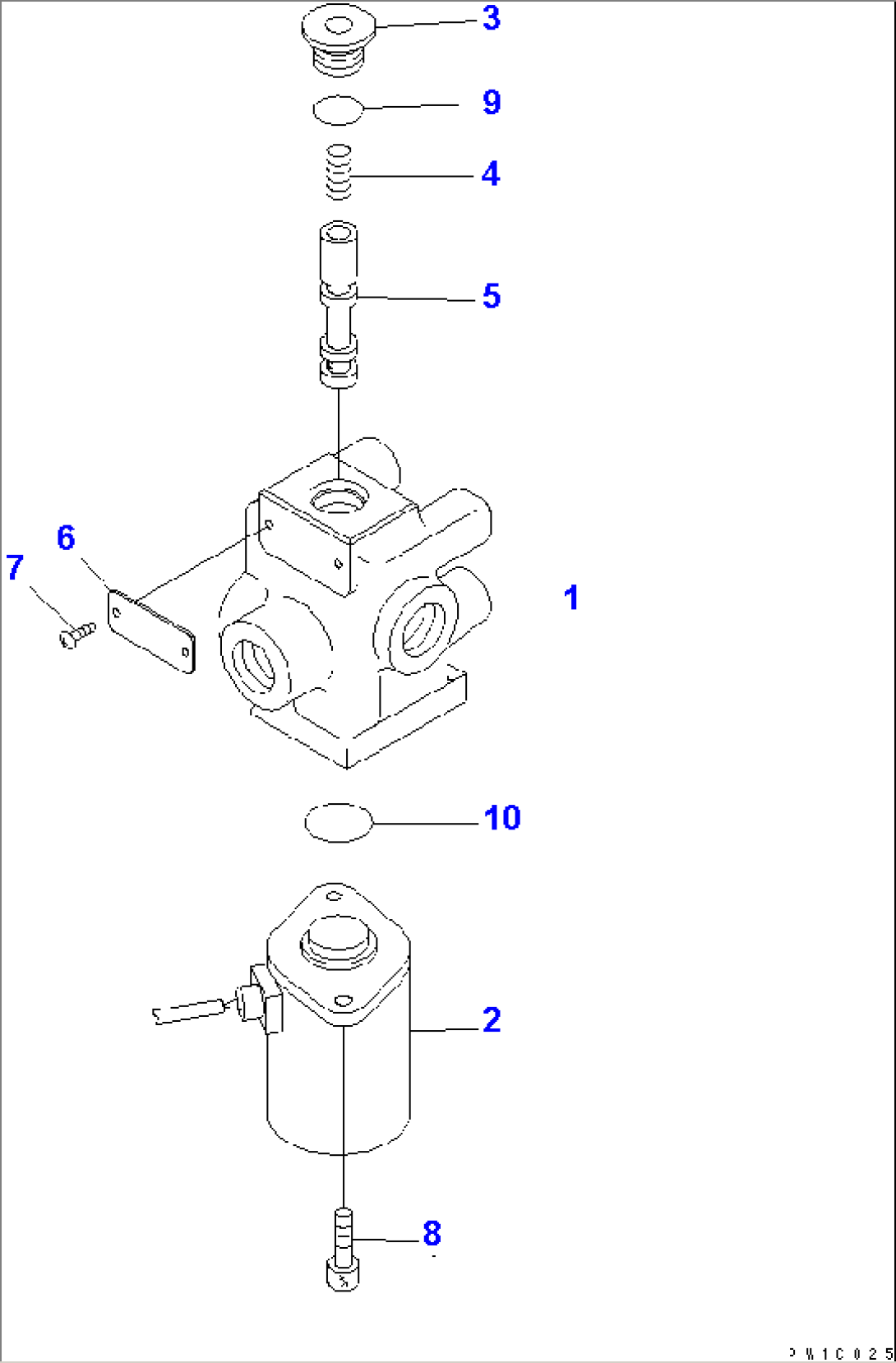 SOLENOID VALVE (INNER PARTS)