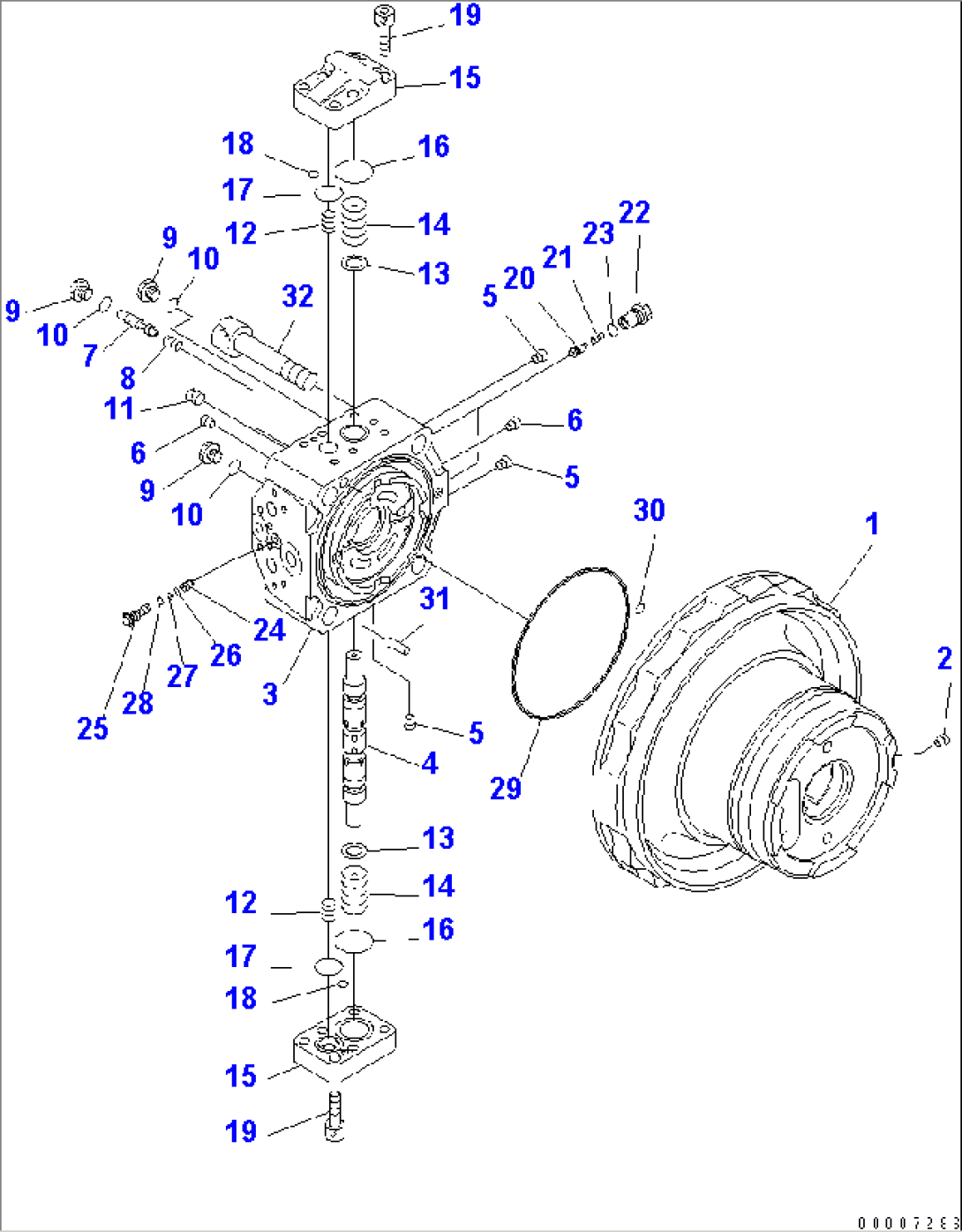 TRAVEL MOTOR (1/3)