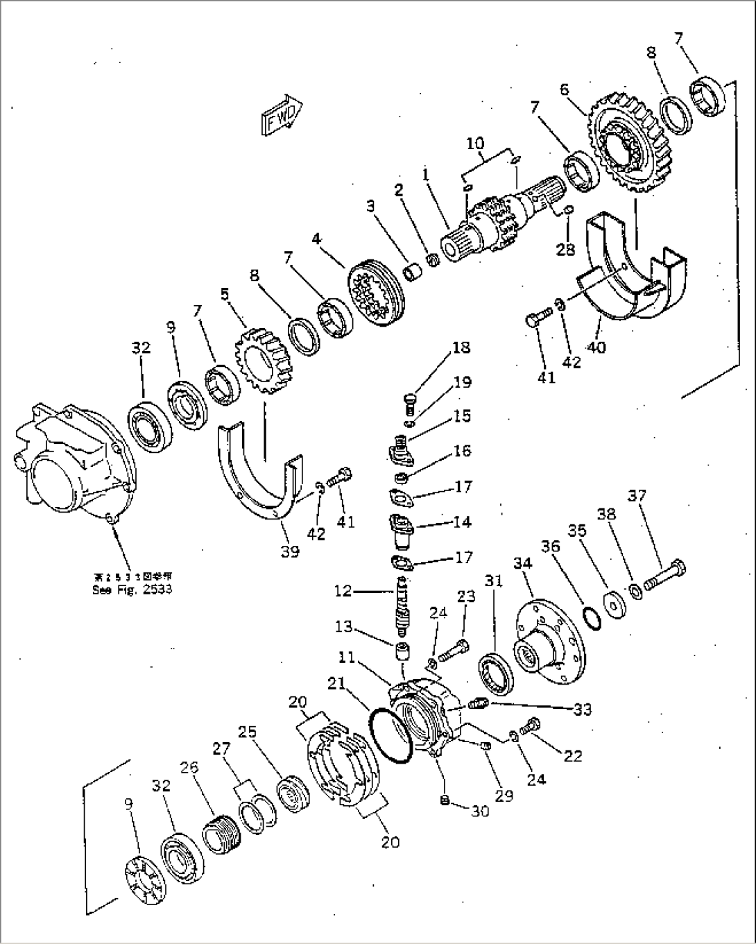 TRANSFER OUTPUT SHAFT (2/2)