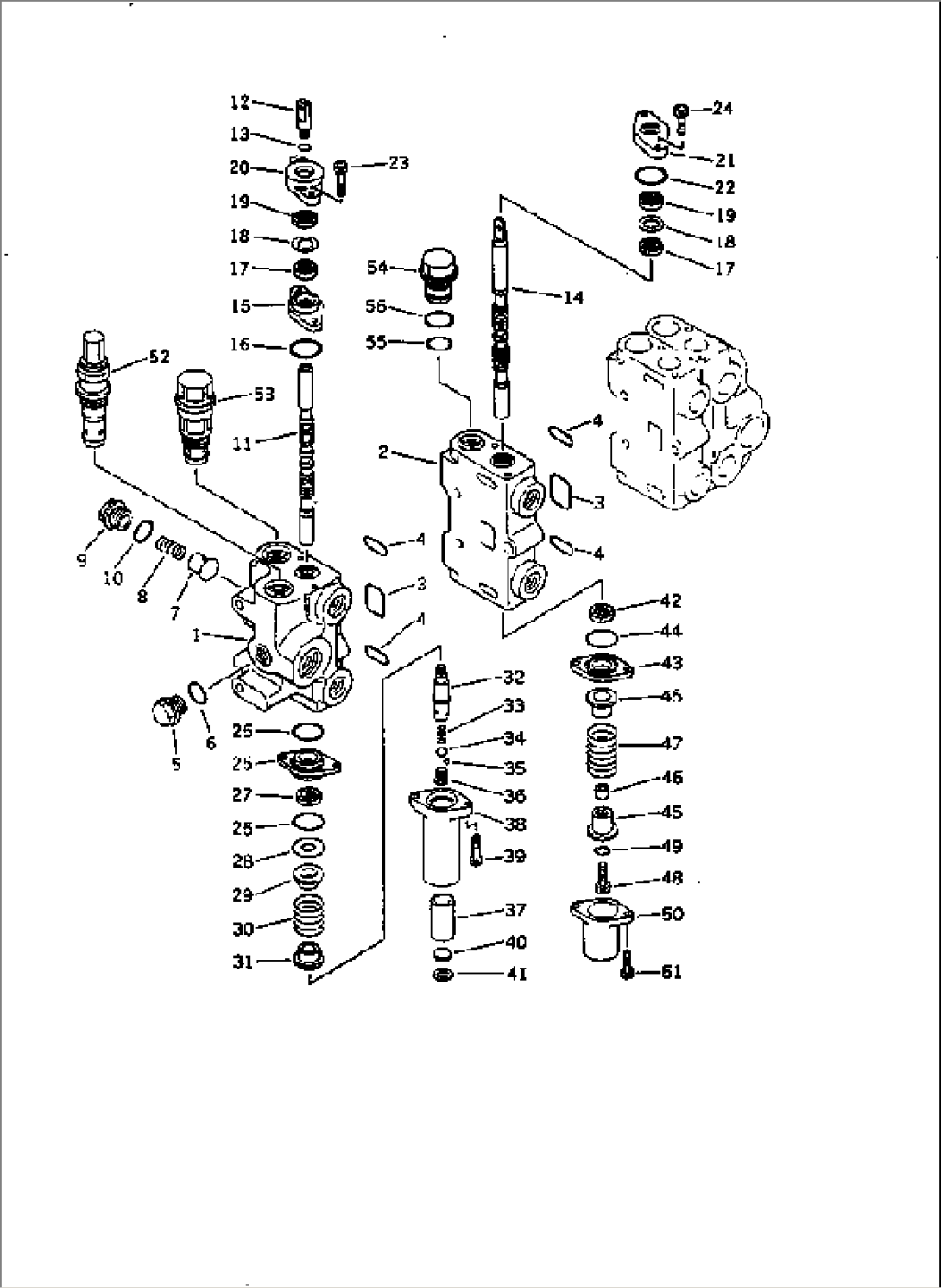 HYDRAULIC CONTROL VALVE (1/3)