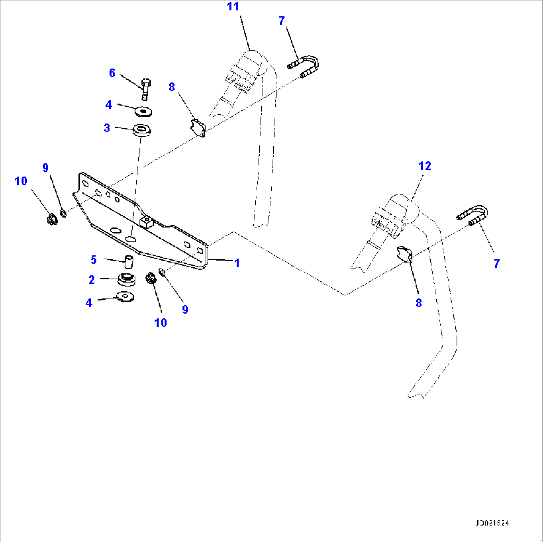 Hydraulic Piping, Dump Cylinder Piping (2/3) (#75750-77877)