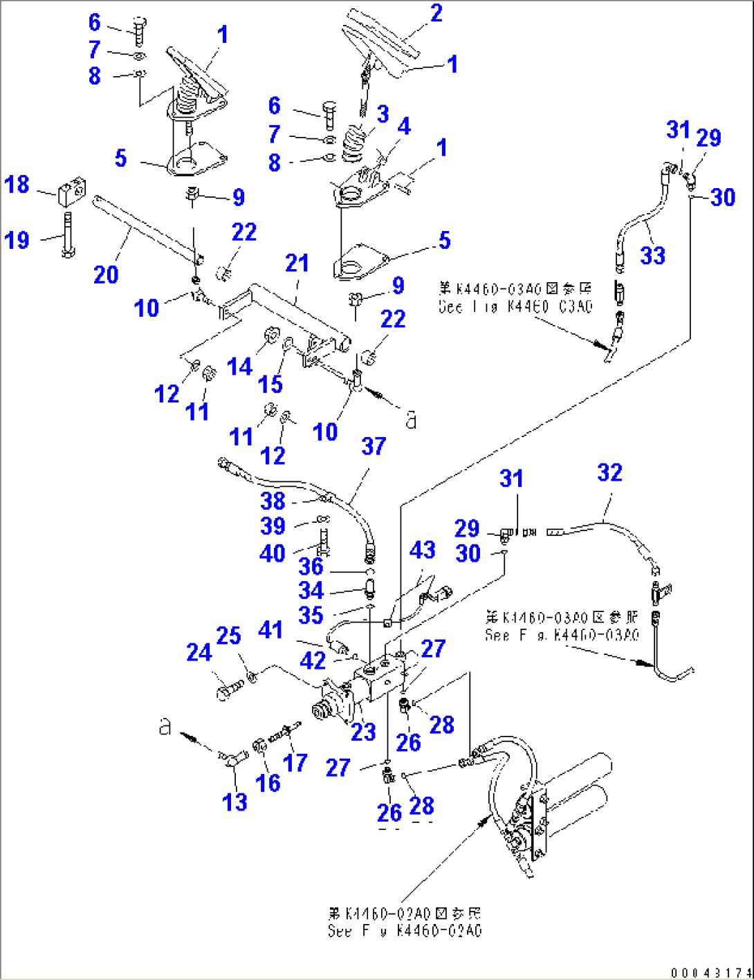 FLOOR (BRAKE CONTROL)(#67061-)