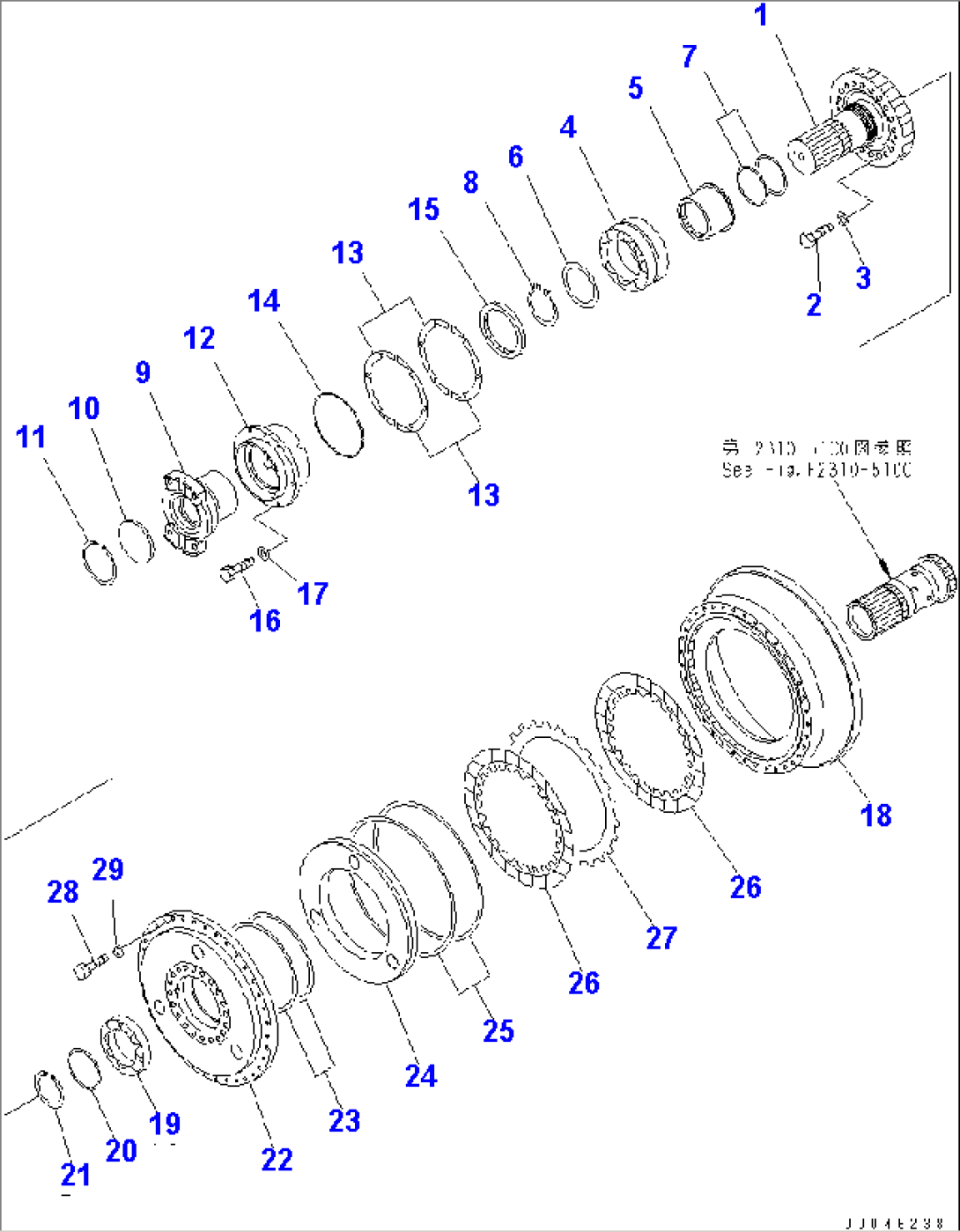 TORQUE CONVERTER (INPUT AND DRIVE CASE)