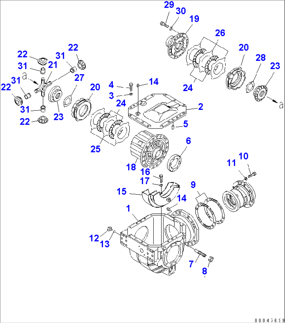 FRONT DIFFERENTIAL (DIFFERENTIAL)(#2001-)