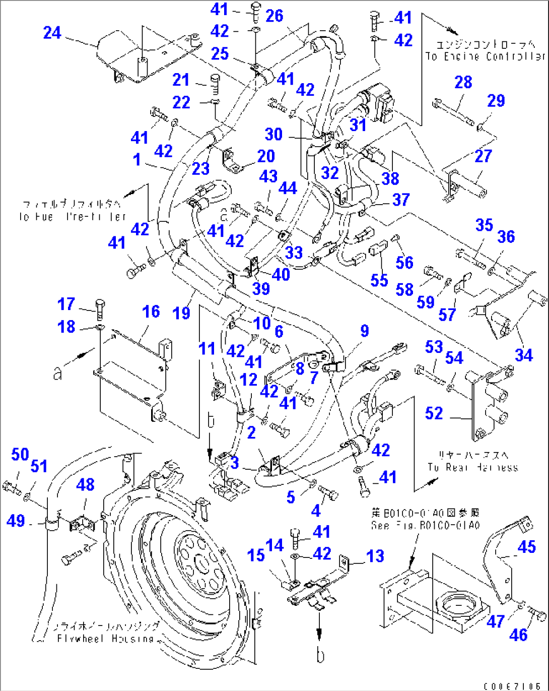 ENGINE HARNESS(#75001-)