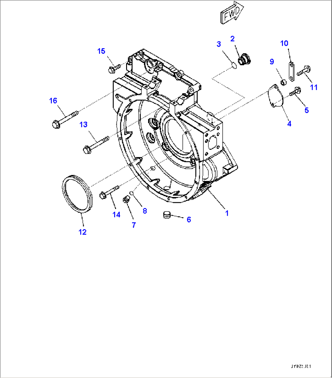 Flywheel Housing (#26600890-)