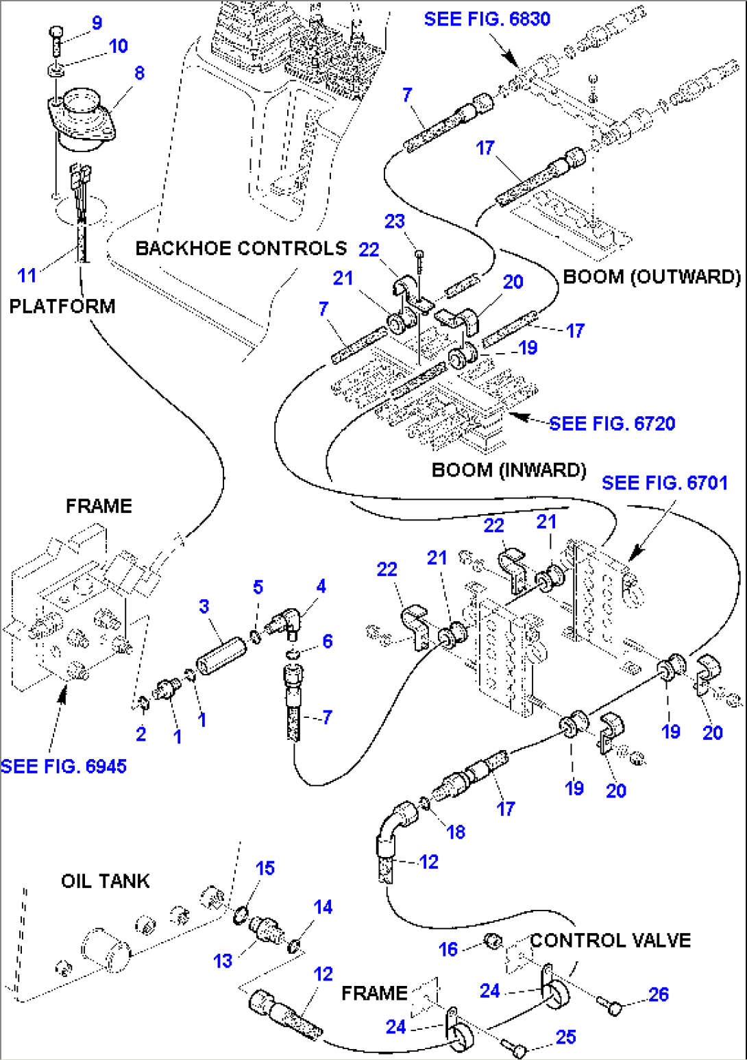 HAMMER HYDRAULIC PIPING WITH VALVE (2/3)