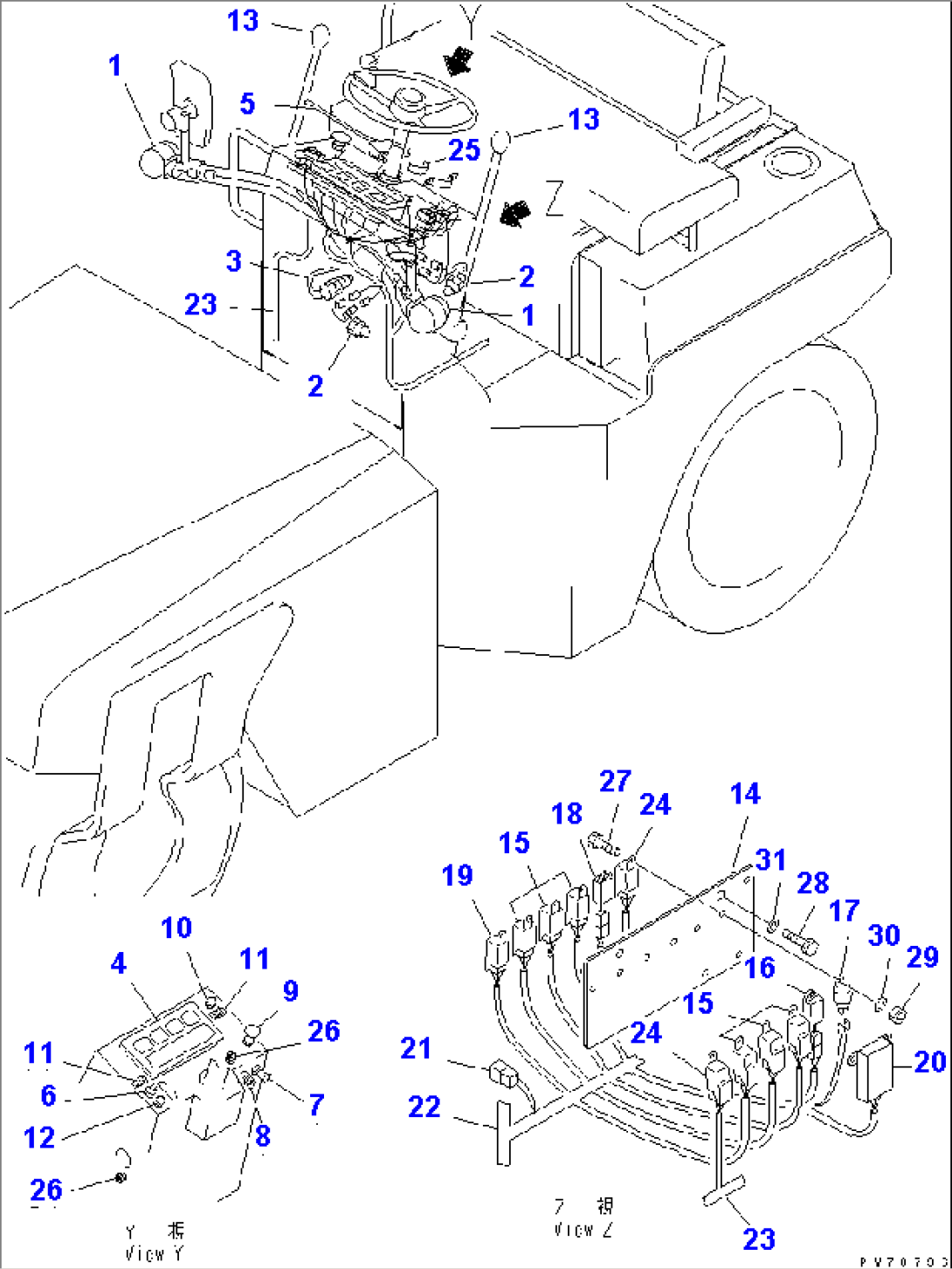 ELECTRICAL SYSTEM (3/3) (DASHBOARD LINE)