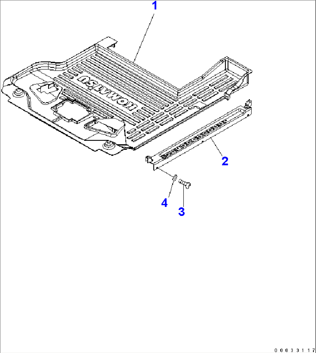 FLOOR MAT (1 ACTUATOR)