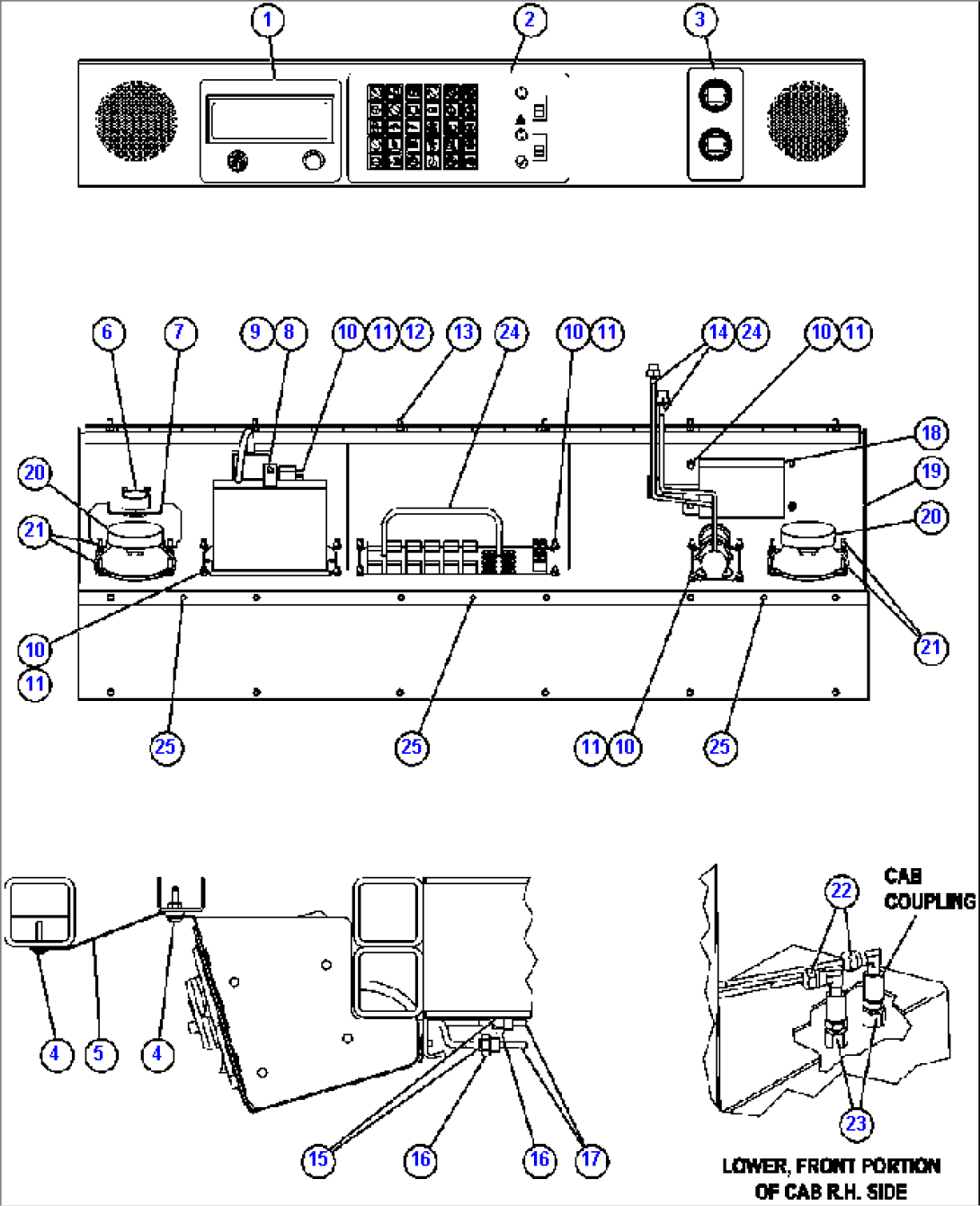 OVERHEAD DASH MODULE
