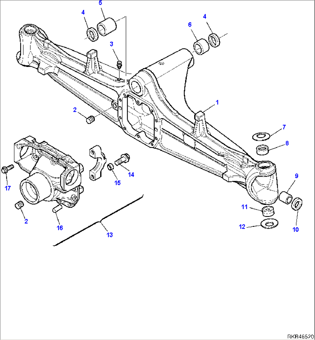 FRONT AXLE (1/7)