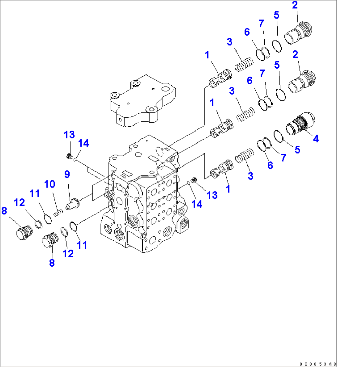 CONTROL VALVE (3-SPOOL) (3/7)