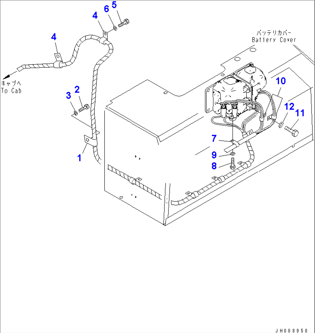 CAB RELATED PRATS (WASHER TANK)(#66366-)