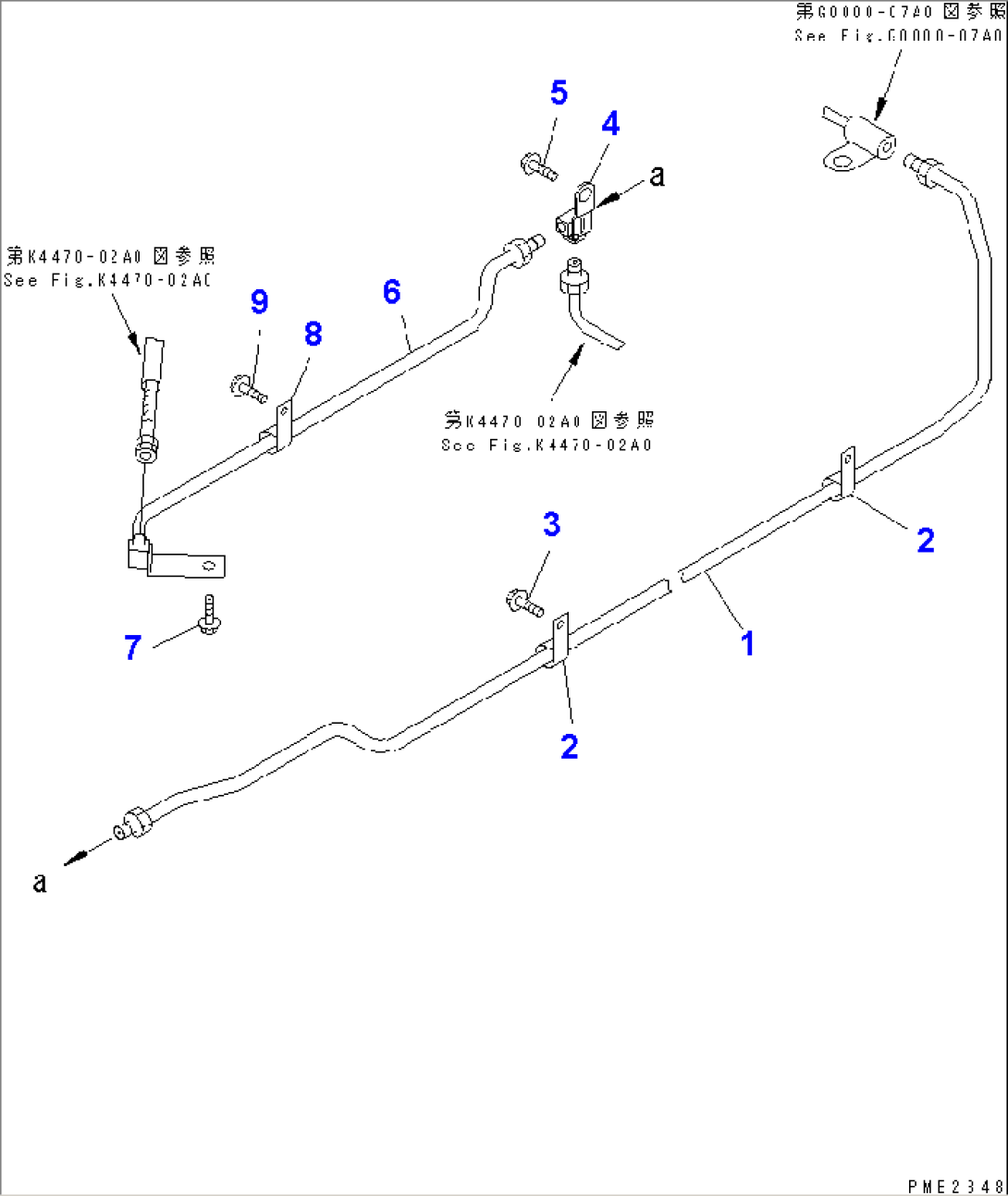 BRAKE PIPING (AXLE BRAKE PIPING 1/2)