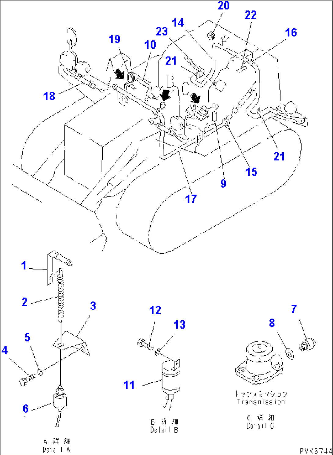 WIRING (FOR SHAKEN BUHIN)(#61132-61137)