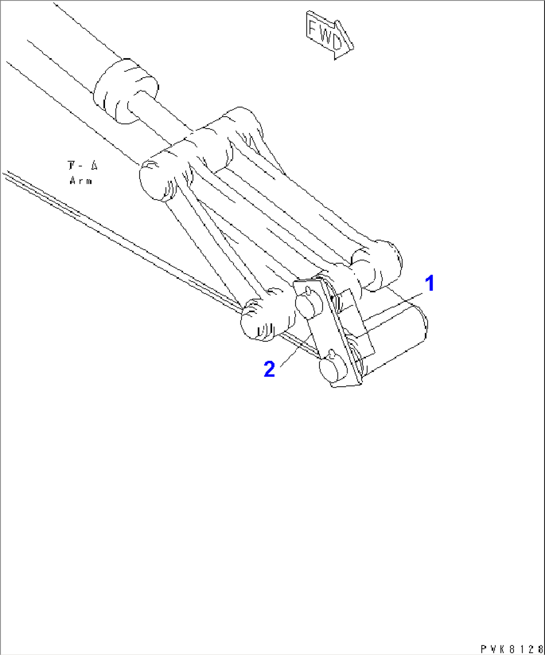 BUCKET LINK FIXING PLATE