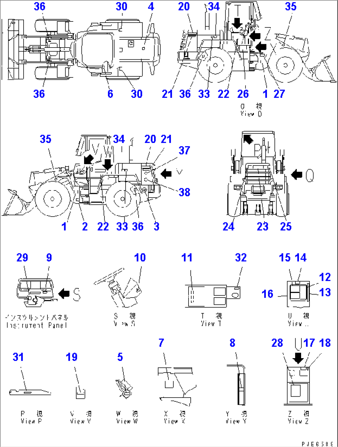 MARKS AND PLATES (WITH CAB) (JAPANESE)(#53001-54431)