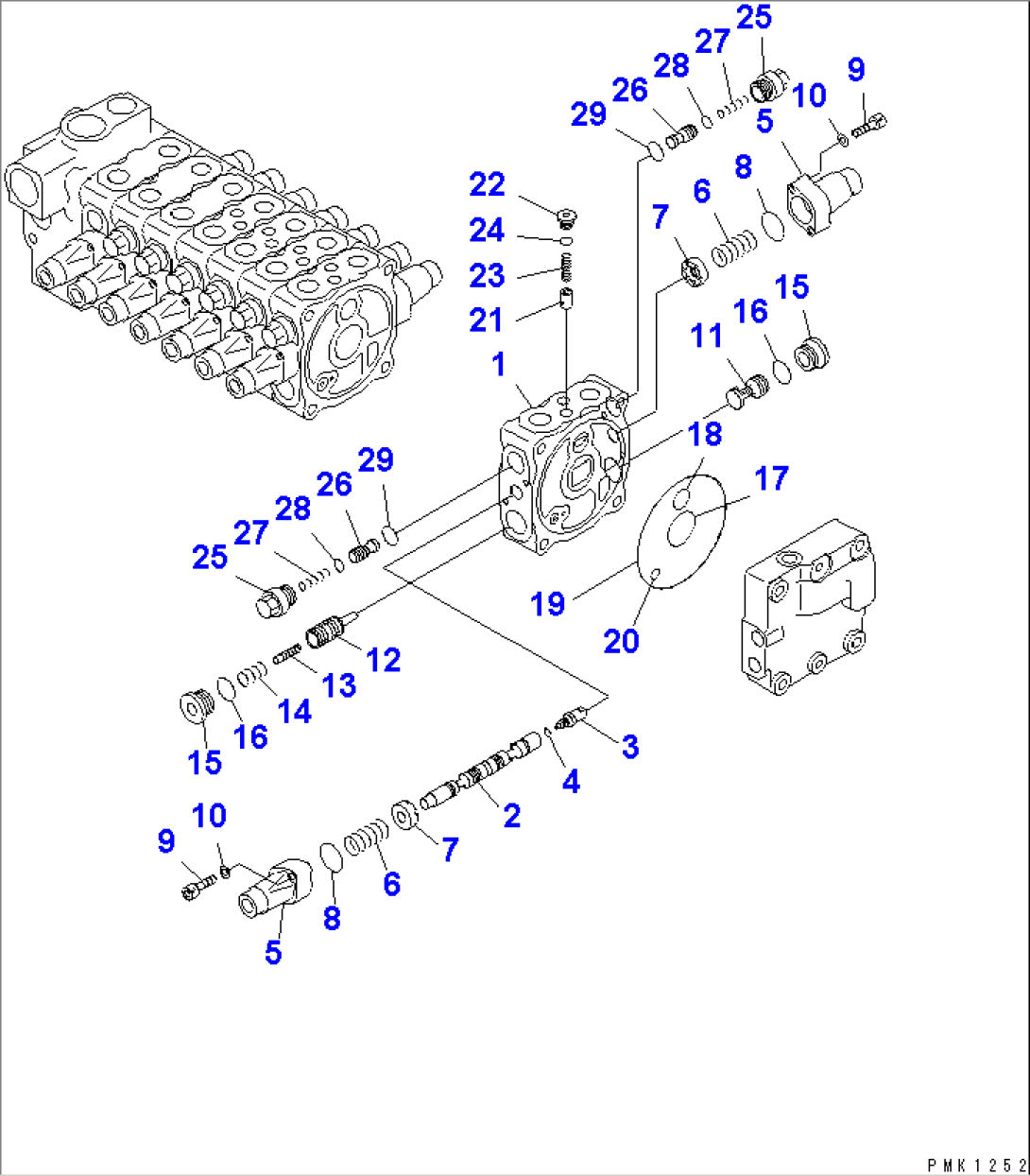 MAIN VALVE (7-VALVE) (7/7)