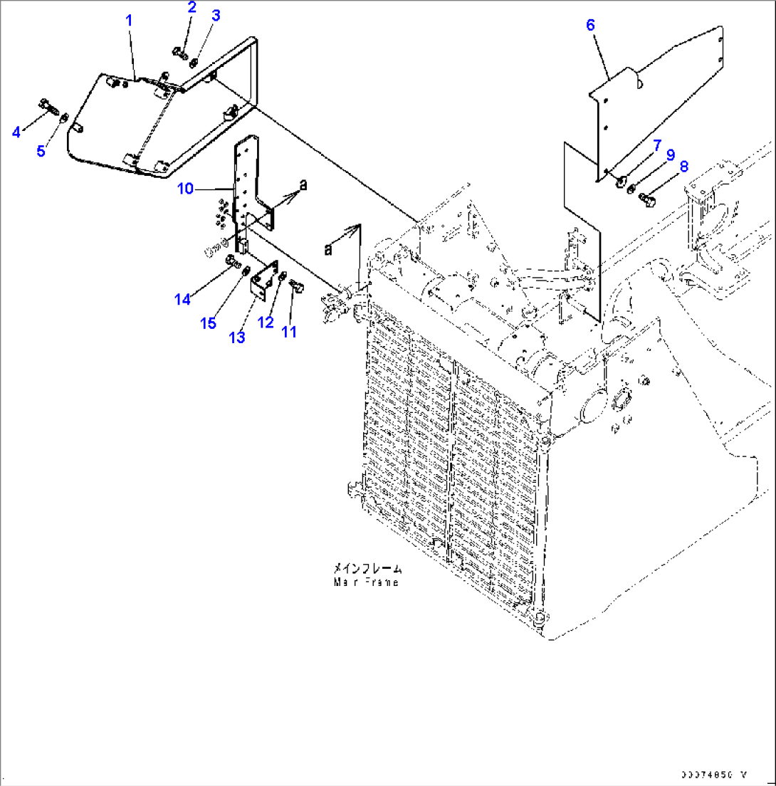 Rotor Lift Piping, Cover (#1006-)