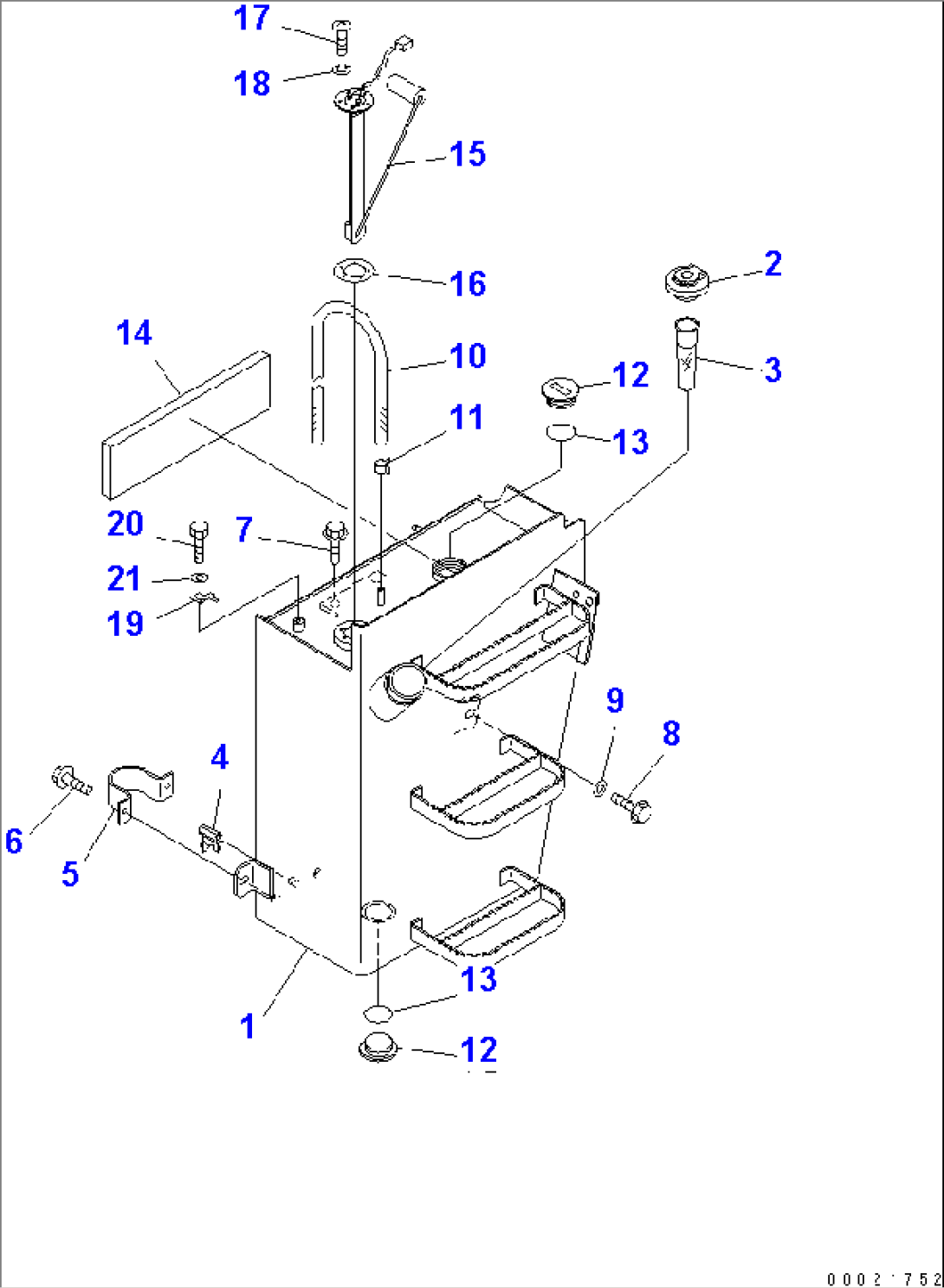 FUEL TANK(#11501-)