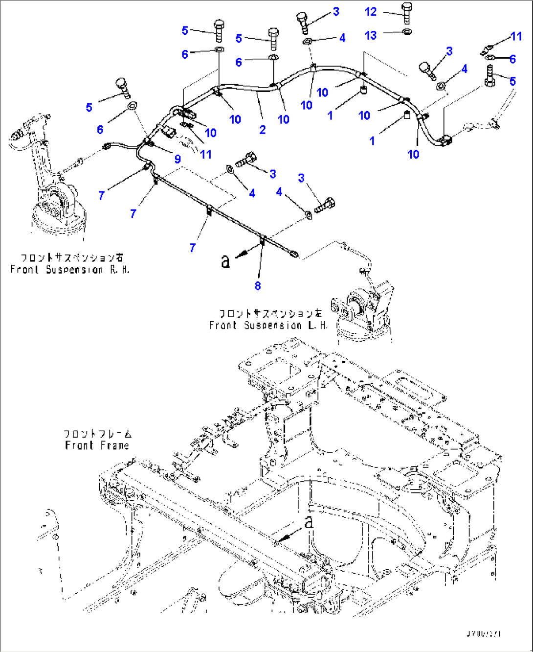Payload Meter Wiring Harness, Front (#5129-)