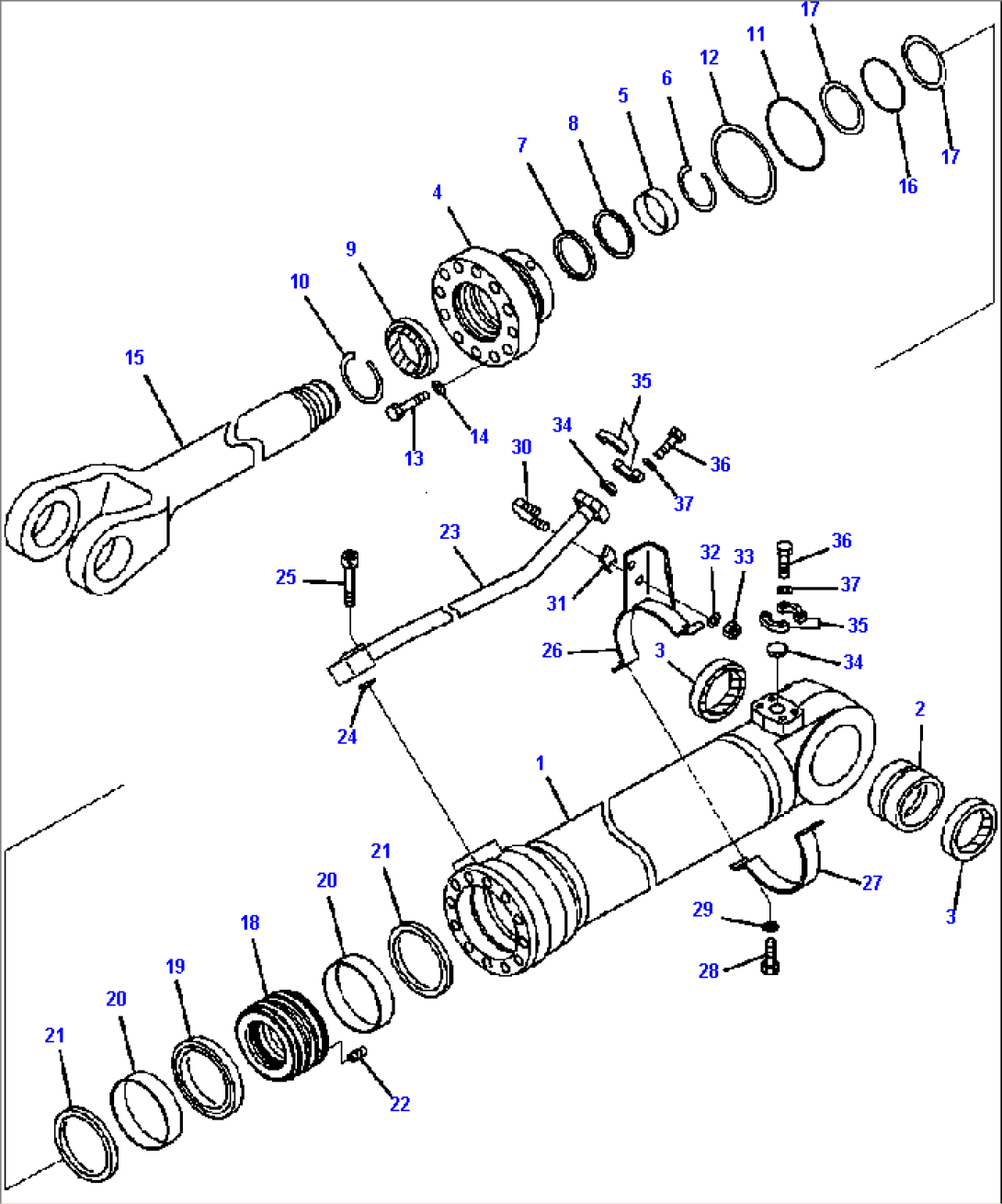 T4140-01A0 BOOM CYLINDER L.H.