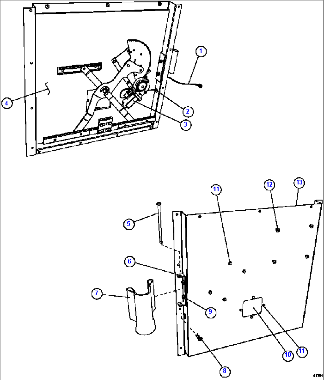 DOOR PANEL ASSEMBLY - LH 58E-54-10120