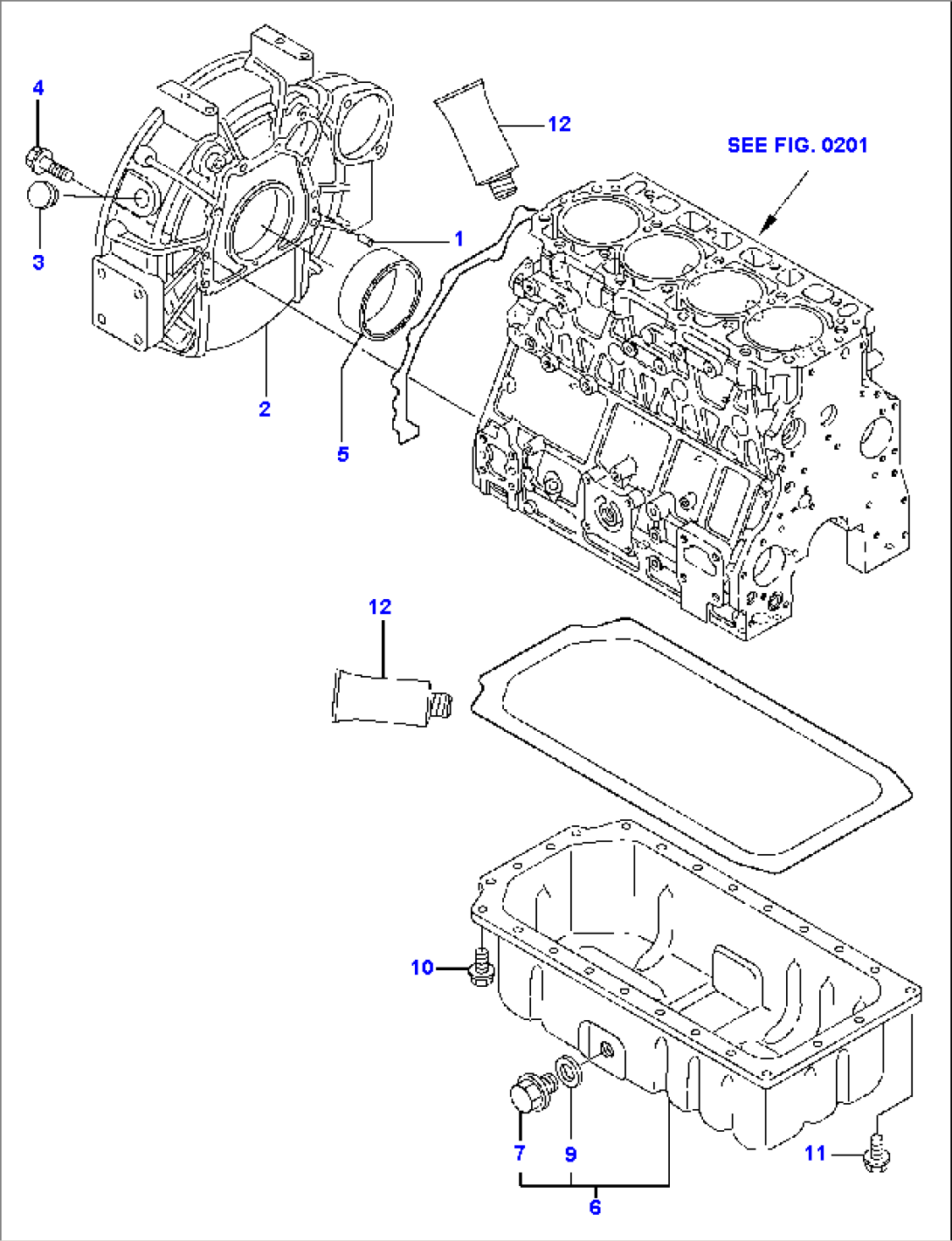 FLYWHEEL - LUBRICATING OIL SUMP