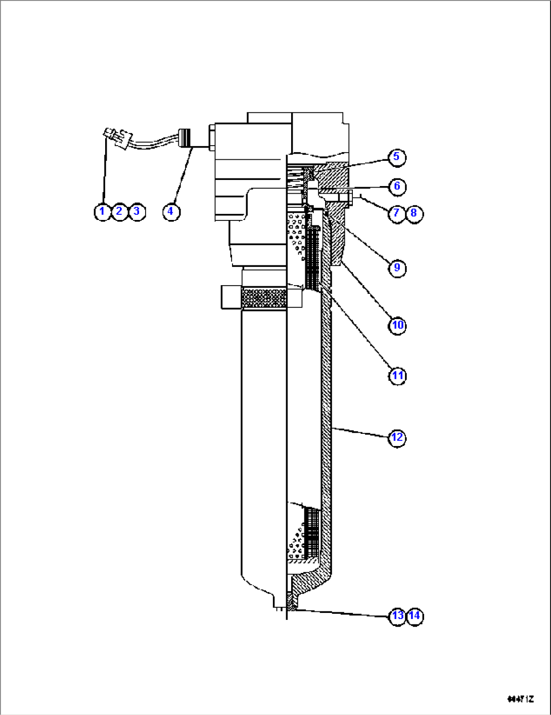 HYDRAULIC FILTER ASSEMBLY (STEERING) EH1242