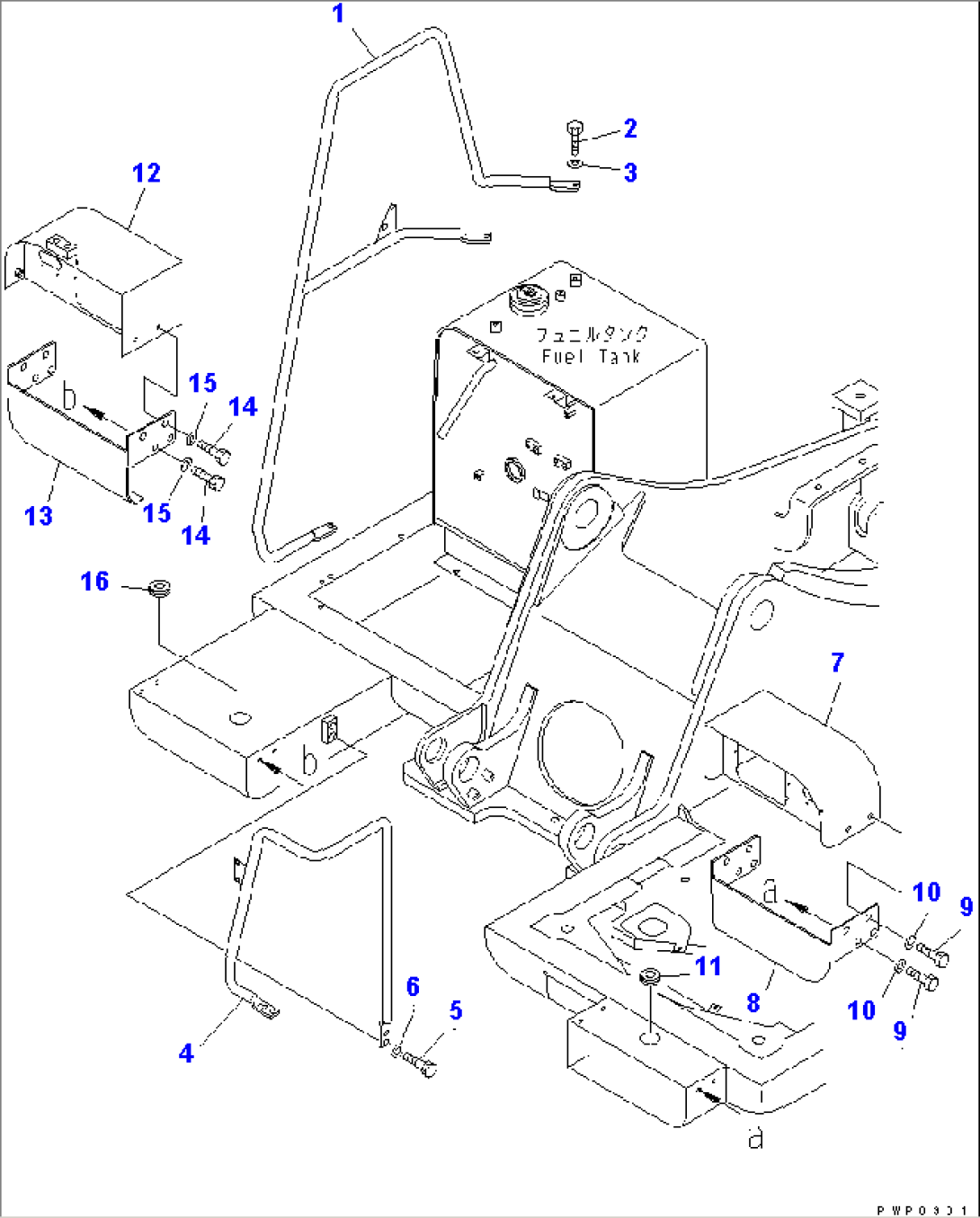 HAND RALL (ITALIAN SPEC.) (WITH FRONT OUTRIGGER)(#K34001-)