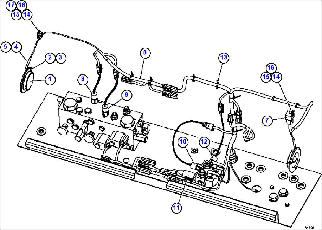 HYDRAULIC BRAKE CABINET INTERNAL WIRING