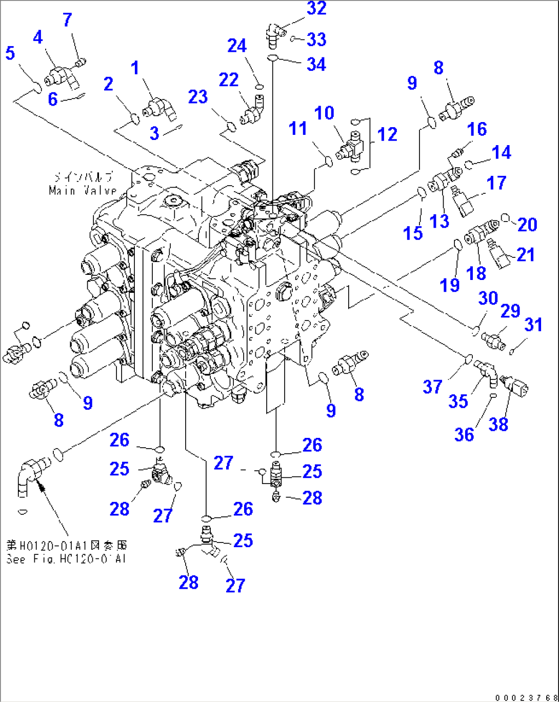MAIN VALVE (1 ACTUATOR) (FOR BREAKER) (2/2)