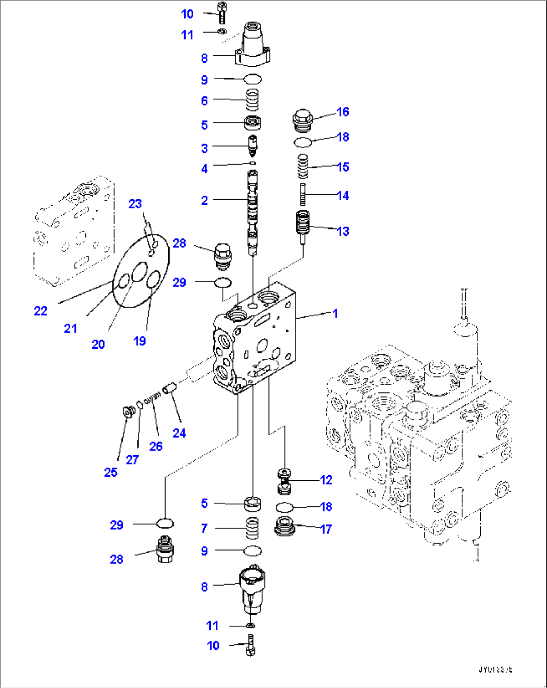 Fender Group, Control Valve, 4-Valve (6/11) (#80001-)