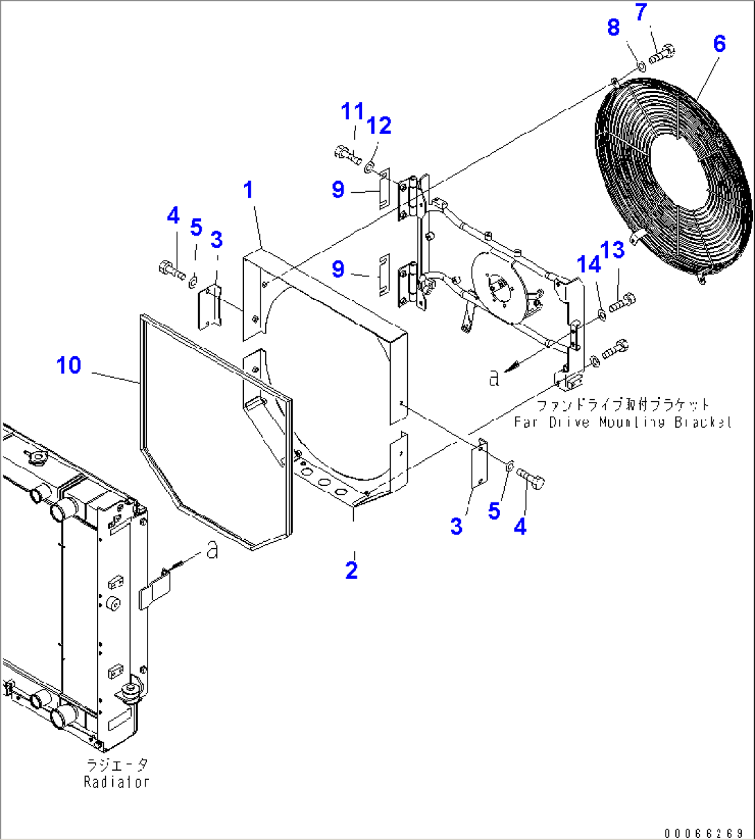 RADIATOR (FAN GUARD)