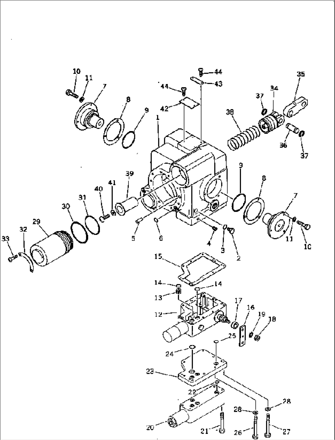 HYDRAULIC PUMP (FOR VIBRATION) (1/2)