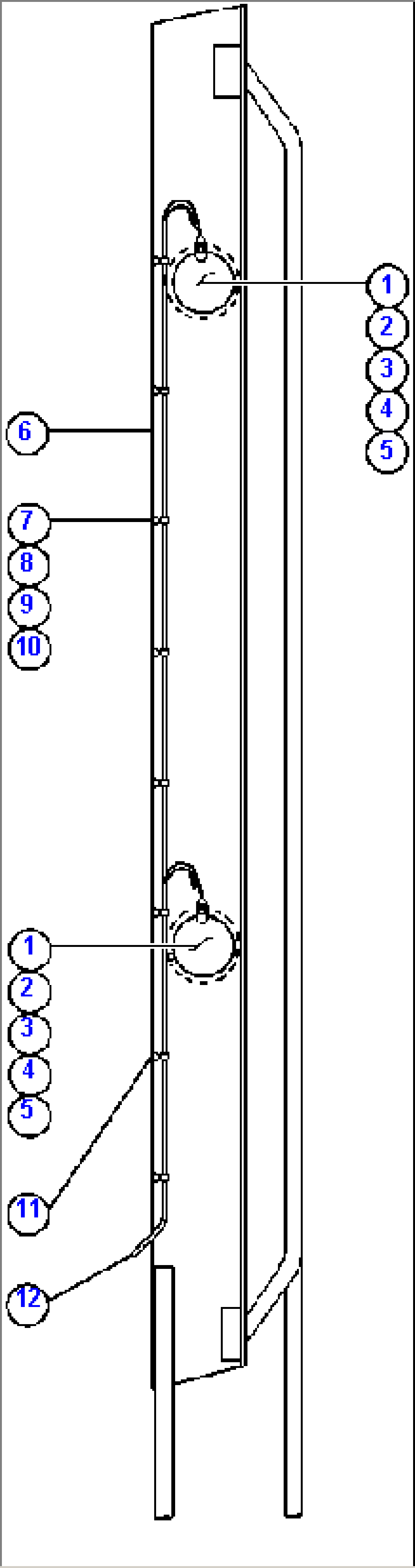 R.H. LADDER LIGHTS & WIRING