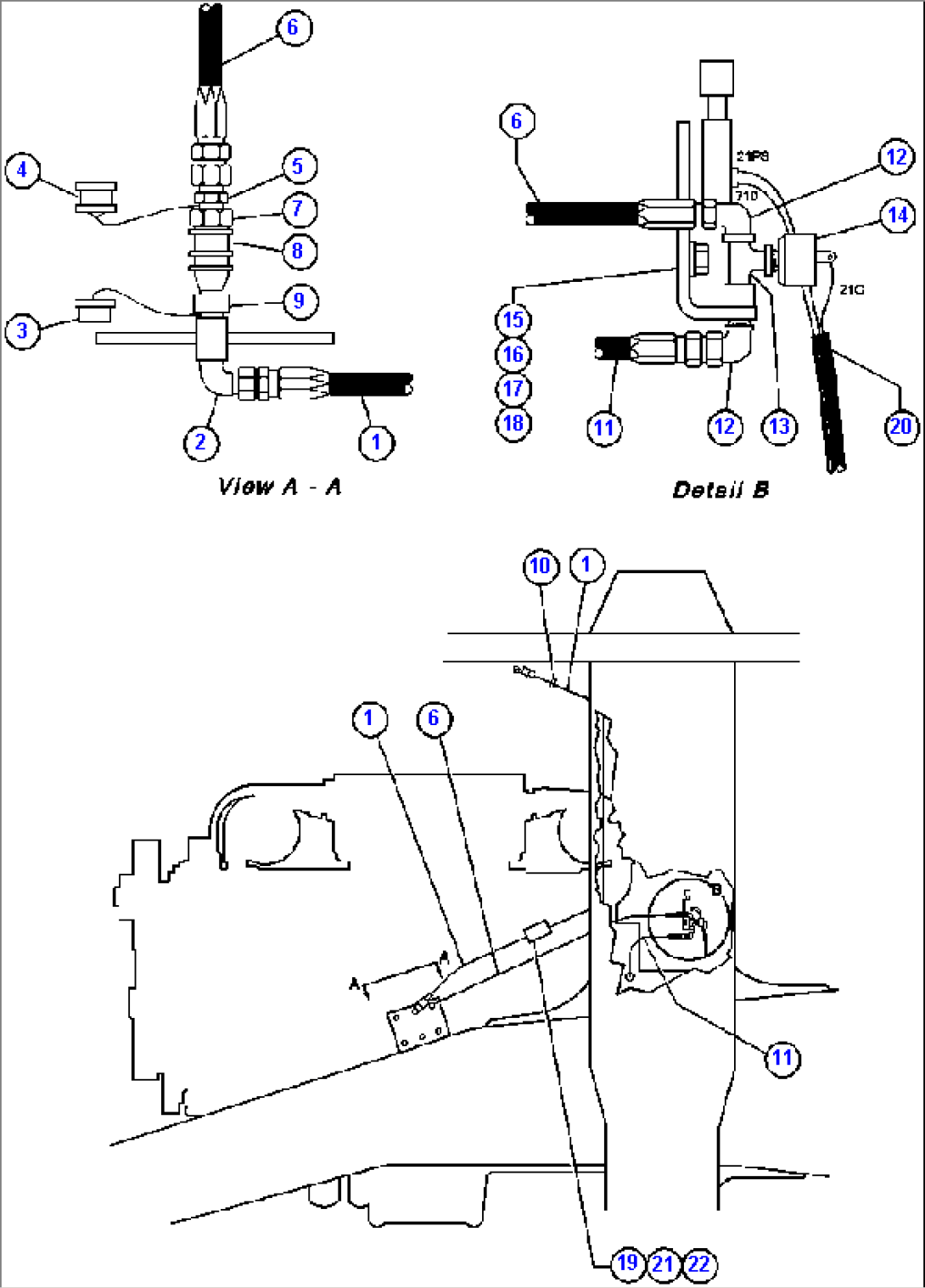 ENGINE GAUGE PIPING