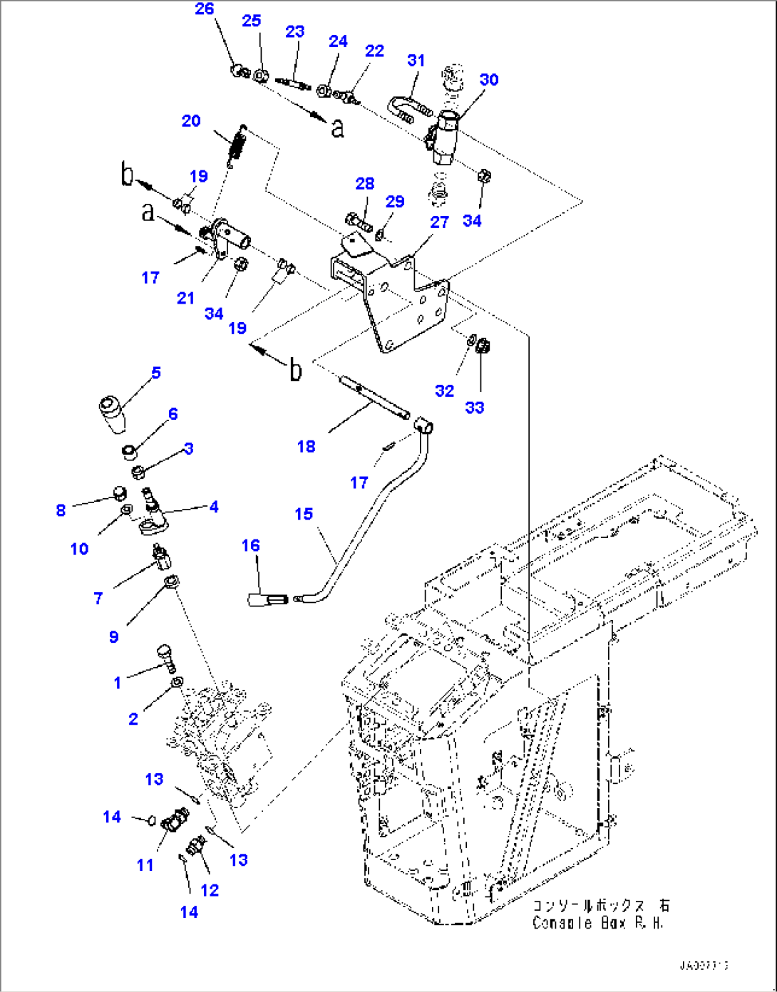 Loader Control Unit, Work Equipment Control Proportional Pressure Control (PPC) Valve (#75103-)