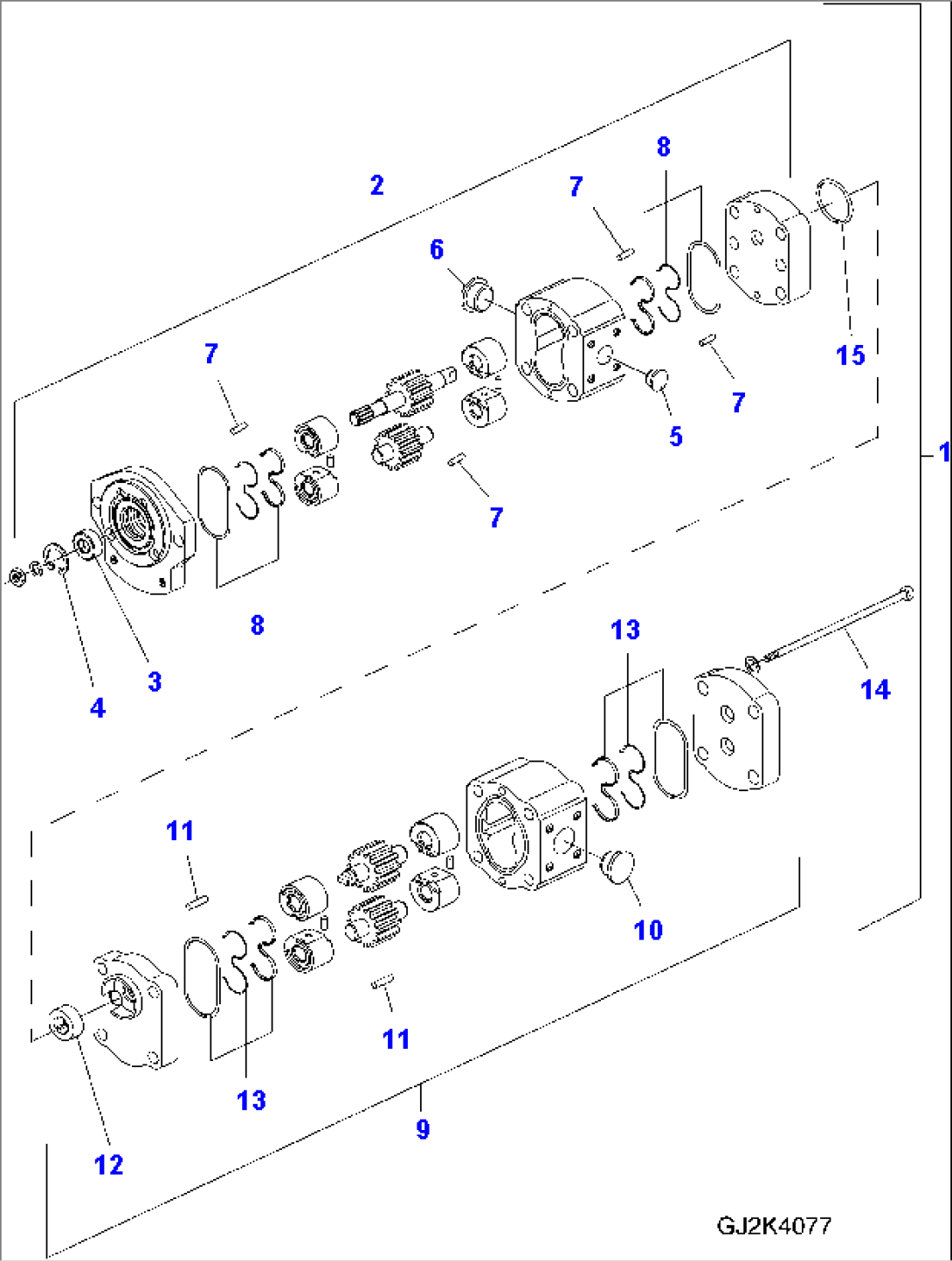 PUMPS FOR HYDRAULIC SYSTEM