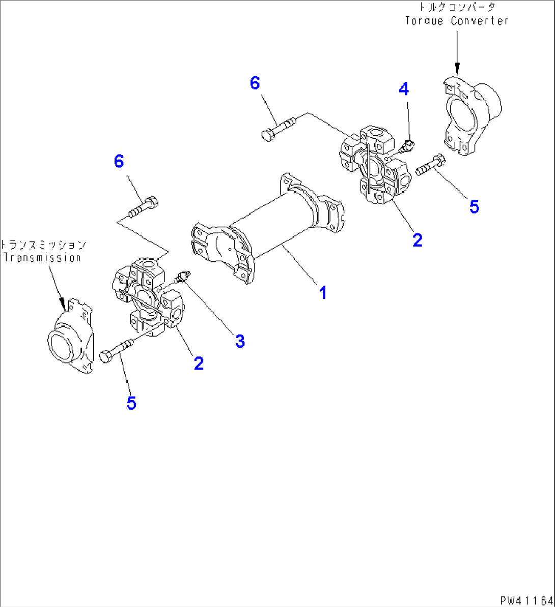 ENGINE (PROPELLER SHAFT)(#52406-)