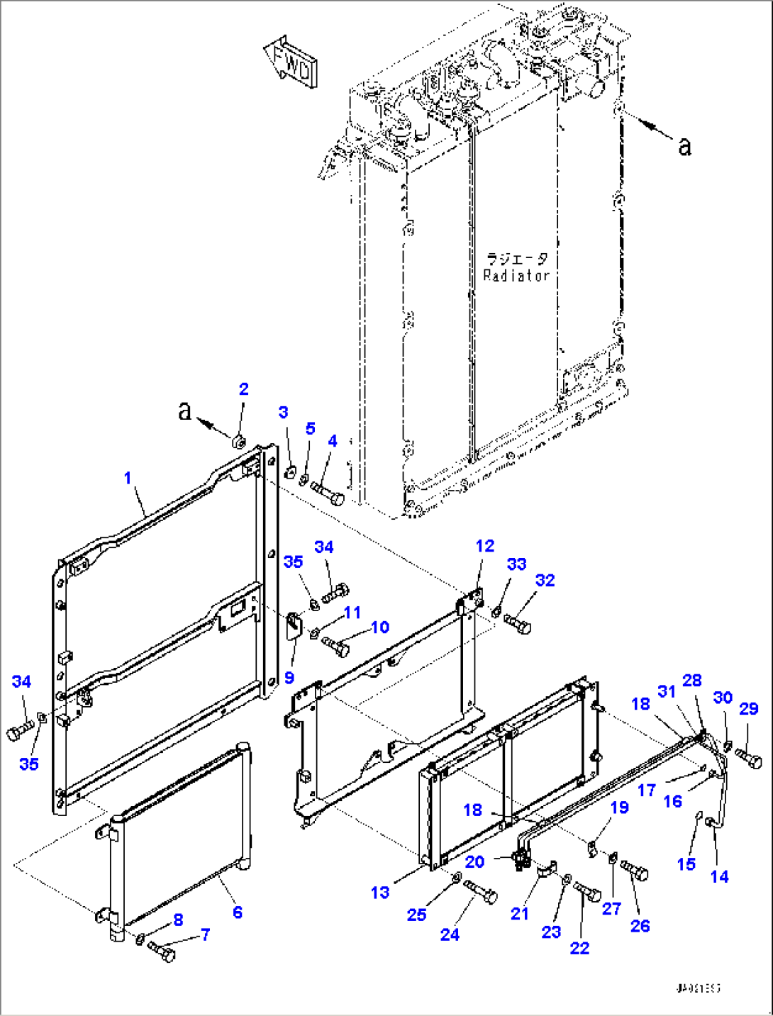 Cooling System, Condenser (#22083-)