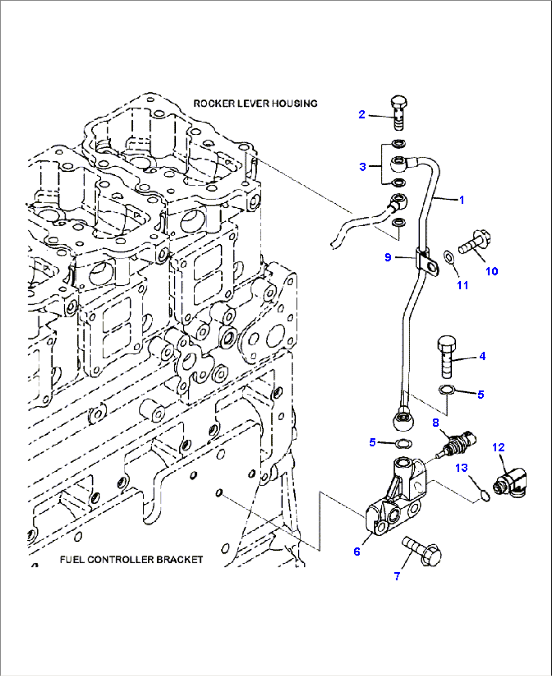 A4999-B7A6 FUEL RETURN PIPING