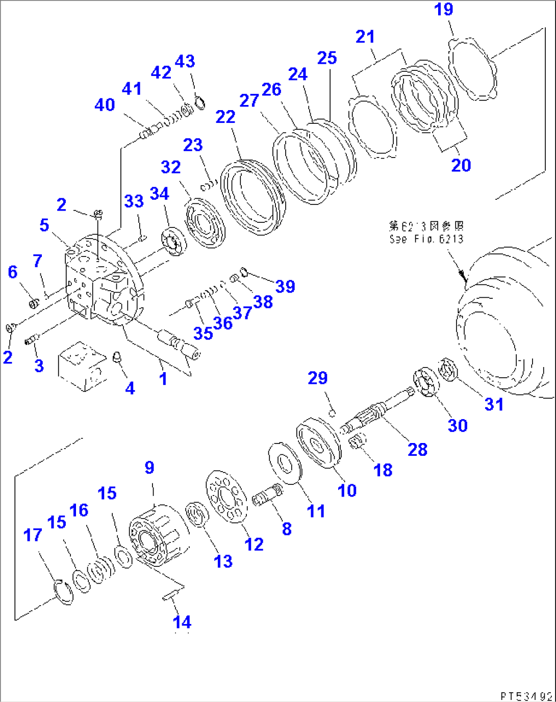 TRAVEL MOTOR (1/3)