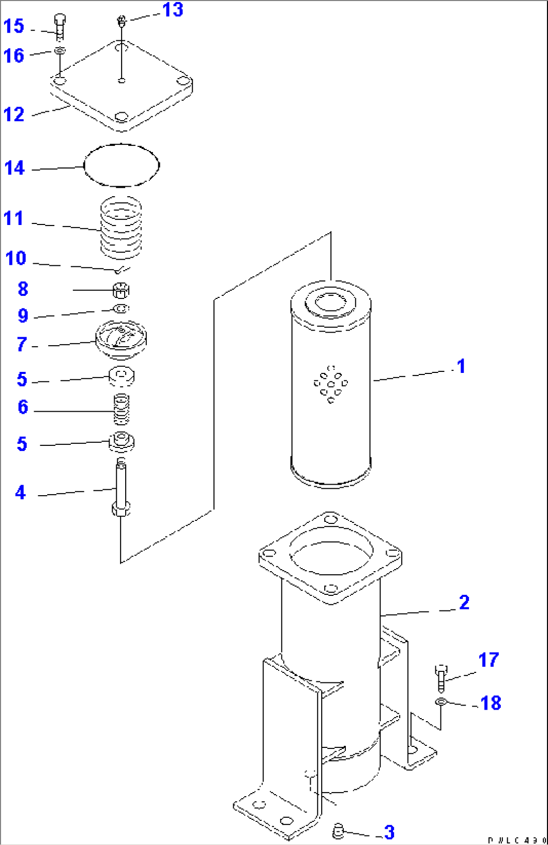 TRANSMISSION OIL FILTER (COLD WEATHER (A) SPEC.)(#14413-)
