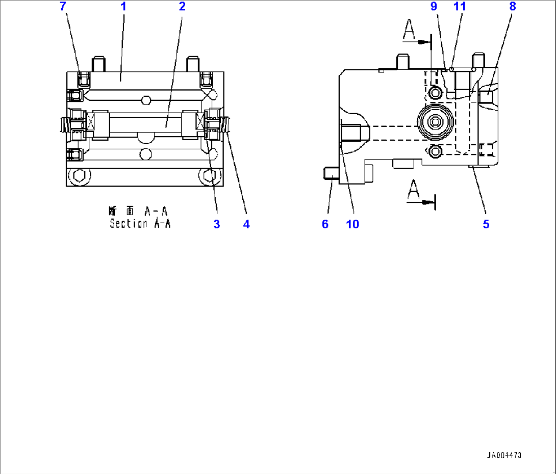 Hydrostatic Transmission (HST) Pump and Motor, Inner Parts, Pump (13/17) (#70291-)