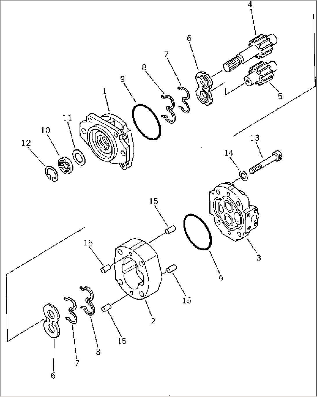 HYDRAULIC PUMP (TRANSMISSION) (EXCEPT JAPAN)