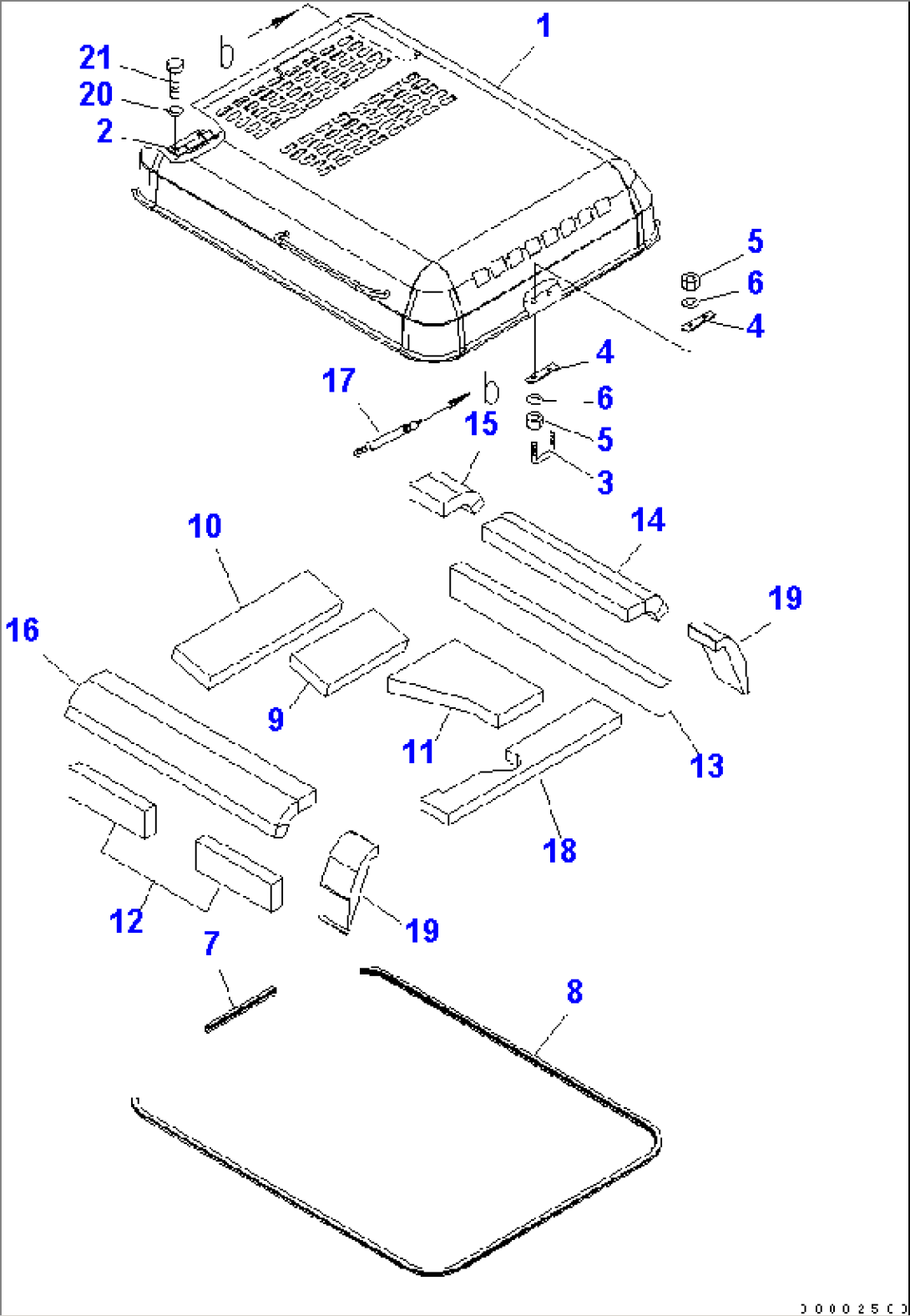 HOOD (MACHINE CAB)