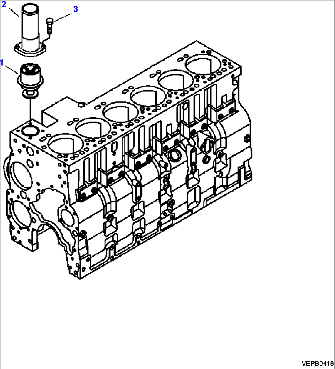A5108-A3A1 THERMOSTAT AND WATER OUTLET CONNECTION