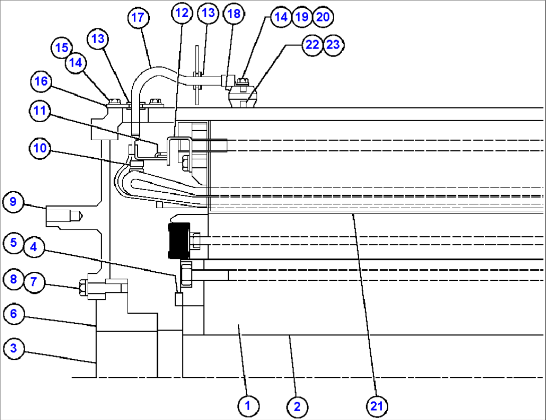 ALTERNATOR - ENGINE MOUNT END